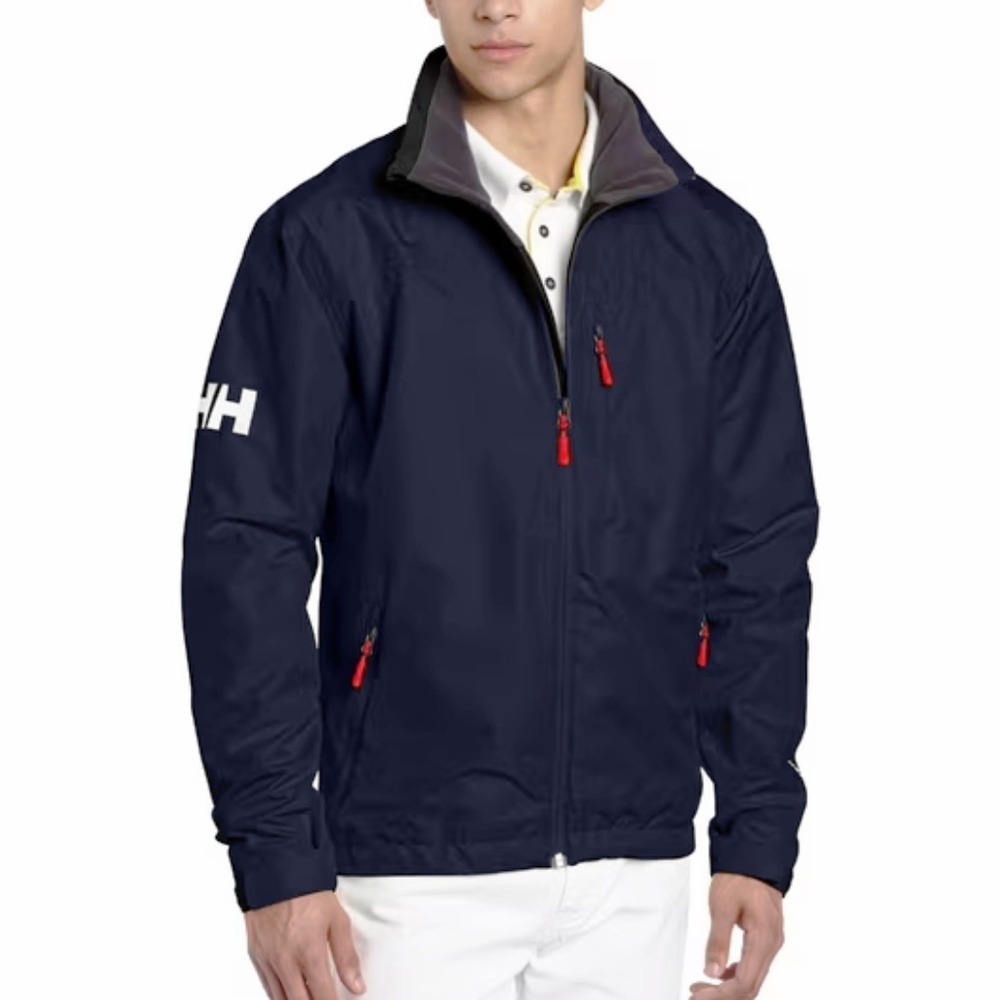 Helly Hansen Navy Crew Midlayer Jacket - image 1